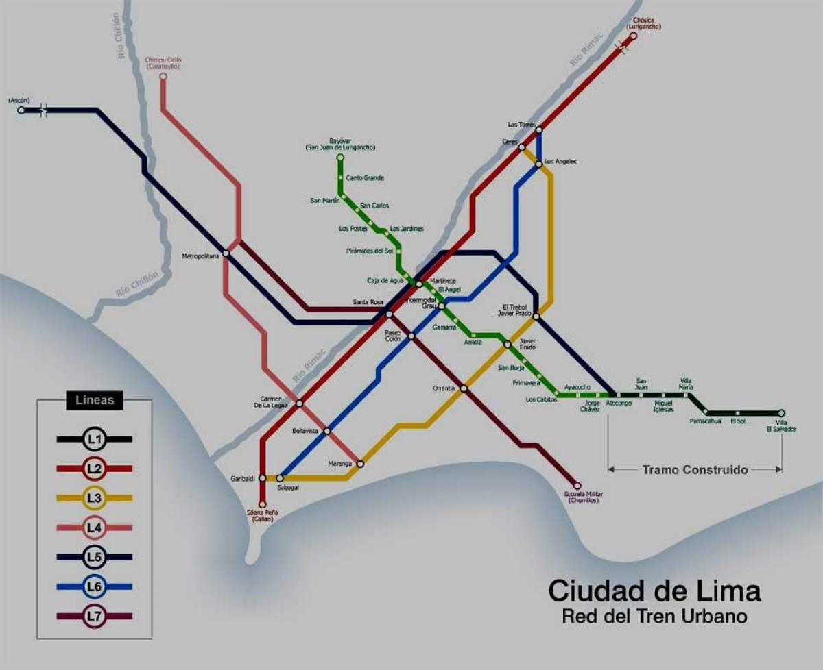 Lima peru metro peta